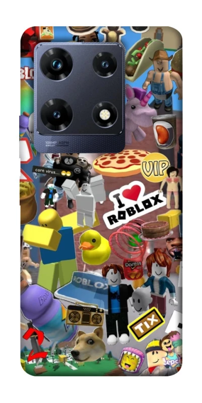 Чехол на Infinix Note 30 Pro Roblox collage ver.5 фото 1 из 1