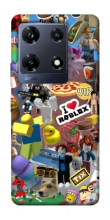 Чехол на Infinix Note 30 Pro Roblox collage ver.5 фото 1 из 1