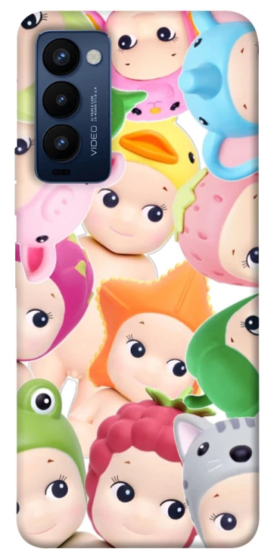 Чохол на TECNO Camon 18 Fruit-Zoo Kaleidoscope фото 1 з 1