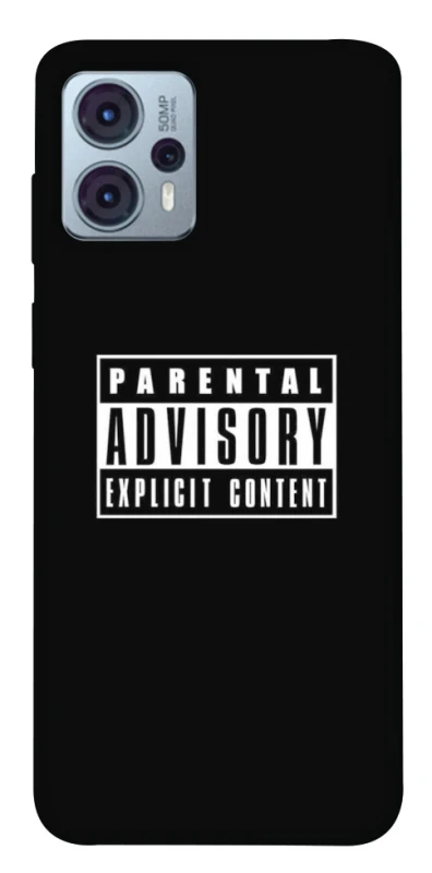 Чохол на Motorola Moto G23 Parental Advisory Label фото 1 з 1