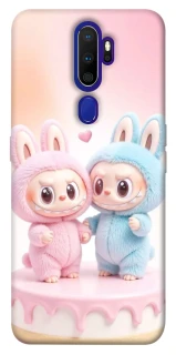 Чехол на Oppo A5 (2020) / Oppo A9 (2020) Labubu Twins фото 1 из 1