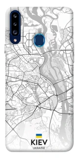 Чохол на Samsung Galaxy A20s Kiev white map фото 1 з 1