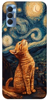 Чохол на TECNO Spark 8P van gogh cat фото 1 з 1