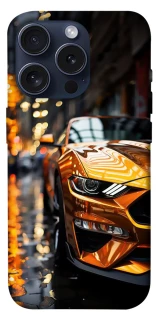 Чохол на Apple iPhone 15 Pro (6.1") Golden sports car фото 1 з 1