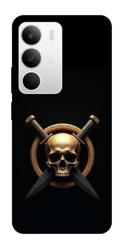 Чохол на Realme C71 Golden Skull фото 1 з 1