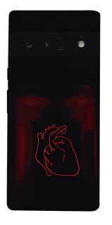 Чехол на Google Pixel 6 Pro Красное сердце фото 1 из 1