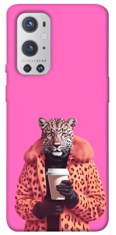 Чохол на OnePlus 9 Pro Леопард з кавою фото 1 з 1