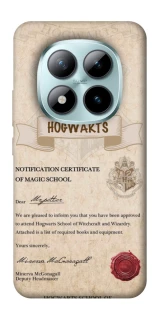 Чохол на Xiaomi Redmi Note 15 Pro+ 5G The Hogwarts acceptance letter фото 1 з 1