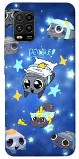 Чехол на Xiaomi Mi 10 Lite Pebble kitten stars фото 1 из 1