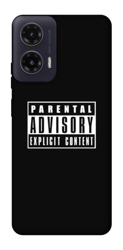 Чохол на Motorola Moto G35 Parental Advisory Label фото 1 з 1