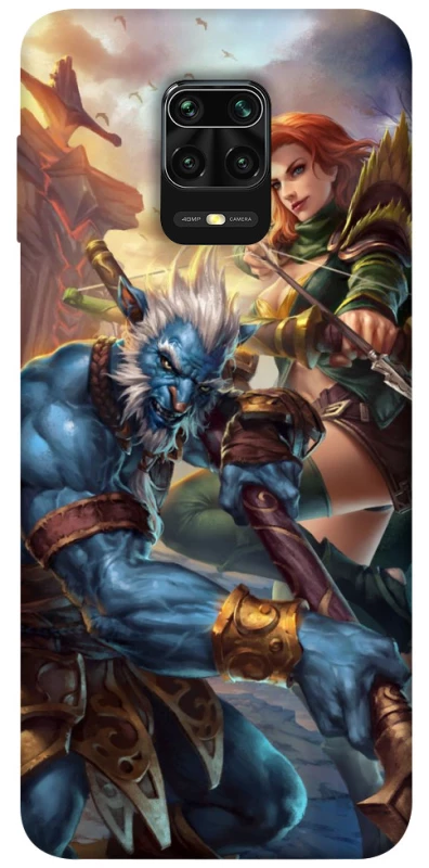 Чехол на Xiaomi Redmi Note 9s / Note 9 Pro / Note 9 Pro Max Dota heroes фото 1 из 1