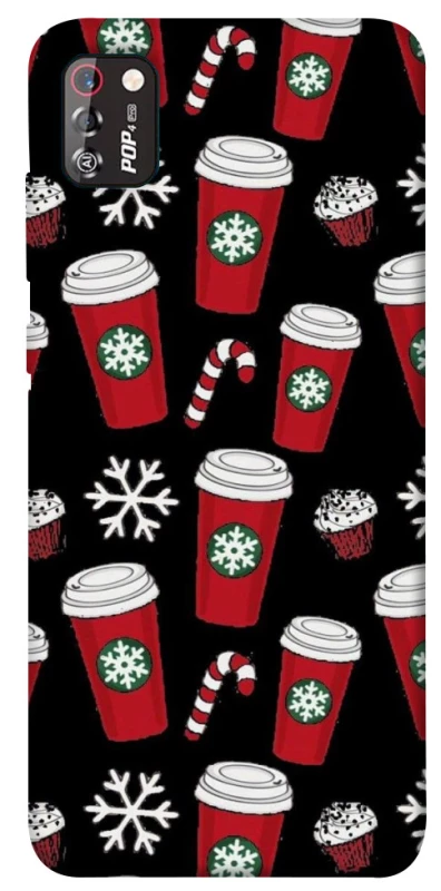 Чехол на TECNO POP 4 Pro Новогодний v40 фото 1 из 1