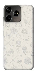 Чохол на ZTE Blade V50 Design 4G Star Wars background ver.1 фото 1 з 1