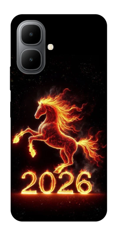 Чохол на Infinix Smart 10 Red Fire Horse ver.1 фото 1 з 1