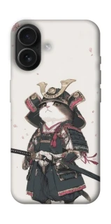 Чохол на Apple iPhone 16 Samurai Cat Warrior фото 1 з 1