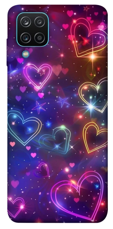 Чохол на Samsung Galaxy M12 Drawn hearts фото 1 з 1