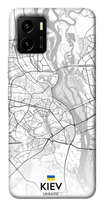 Чохол на Vivo Y15s Kiev white map фото 1 з 1