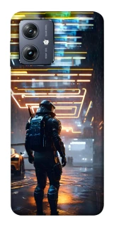 Чехол на Motorola Moto G54 Cyber character фото 1 из 1