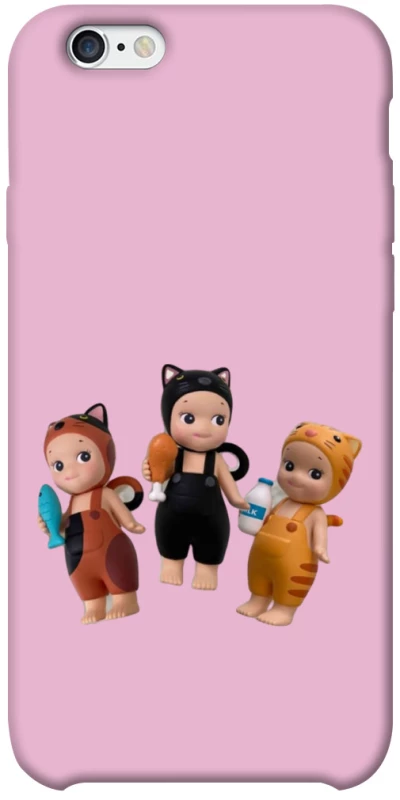 Чохол на Apple iPhone 6/6s plus (5.5") Cat Cafe Trio фото 1 з 1