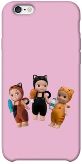 Чохол на Apple iPhone 6/6s plus (5.5") Cat Cafe Trio фото 1 з 1