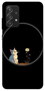 Чохол на Samsung Galaxy A52 4G / A52 5G Cat and flower фото 1 з 1