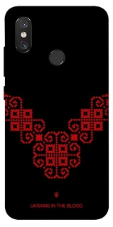 Чохол на Xiaomi Mi 8 Чорно-червона вишиванка фото 1 з 1