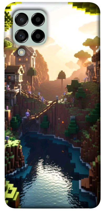 Чохол на Samsung Galaxy M53 5G Minecraft sunset фото 1 з 1