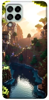 Чехол на Samsung Galaxy M53 5G Minecraft sunset фото 1 из 1
