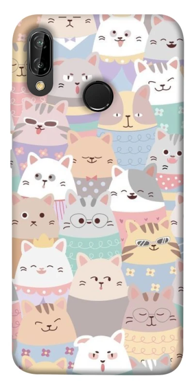 Чохол на Huawei P20 Lite Funny Kittens ver.2 фото 1 з 1