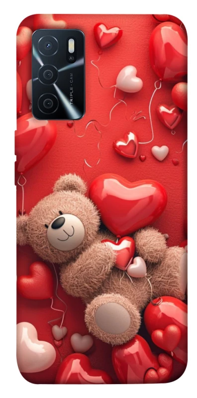Чохол на Oppo A16s / A16 bear in hearts фото 1 з 1