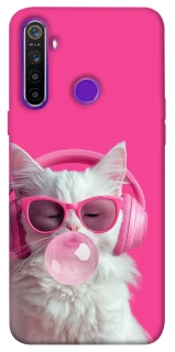 Чехол на Realme 5 Pink kitty фото 1 из 1