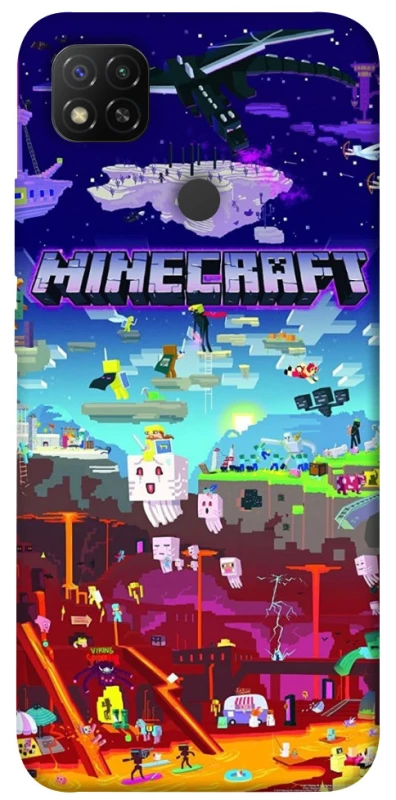 Чохол на Xiaomi Redmi 9C Minecraft world фото 1 з 1
