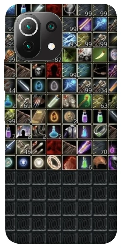 Чохол на Xiaomi Mi 11 Lite Inventory menu ver.2 фото 1 з 1