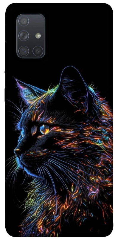 Чохол на Samsung Galaxy A71 Чорний кіт фото 1 з 1