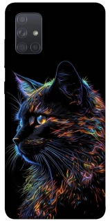 Чохол на Samsung Galaxy A71 Чорний кіт фото 1 з 1