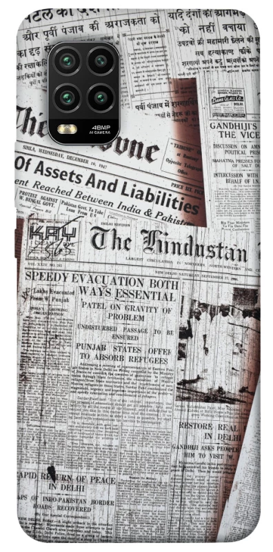 Чохол на Xiaomi Mi 10 Lite Газети фото 1 з 1