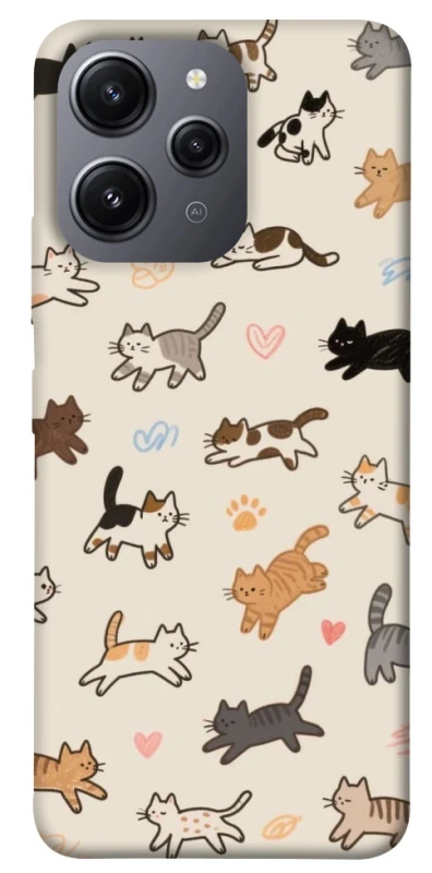 Чохол на Xiaomi Redmi 12 Cat style ver.2 фото 1 з 1