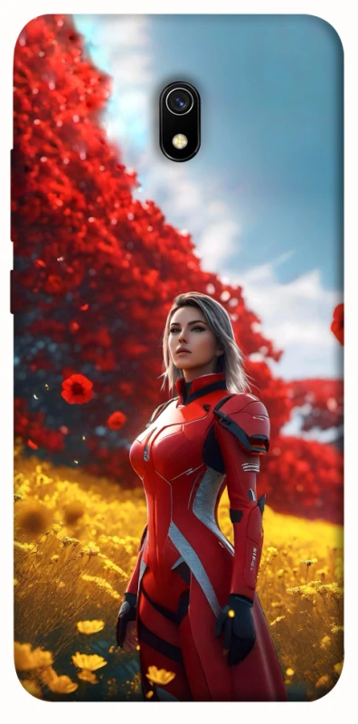 Чохол на Xiaomi Redmi 8a Cyber space girl ver.5 фото 1 з 1