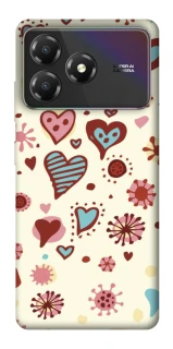 Чохол на ZTE Blade A36 Pretty hearts фото 1 з 1