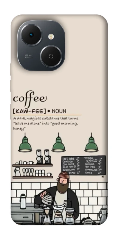 Чехол на TECNO Spark 40C Kaw-fee фото 1 из 1