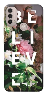 Чохол на Motorola Moto E40 Believe фото 1 з 1