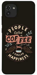 Чохол на Samsung Galaxy A03 Сoffee happiness фото 1 з 1
