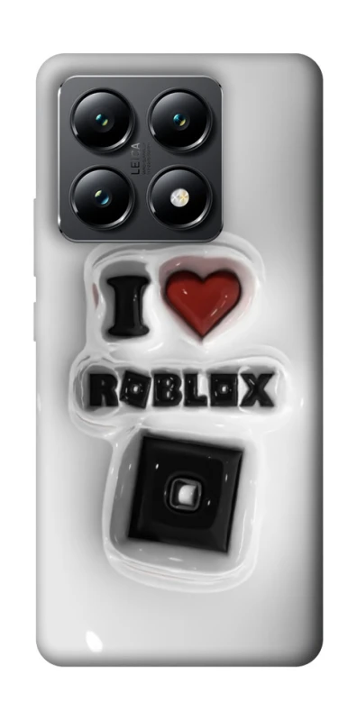 Чехол на Xiaomi 14T I love Roblox фото 1 из 1
