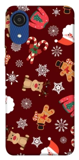 Чехол на Samsung Galaxy A03 Core Новогодний v6 фото 1 из 1