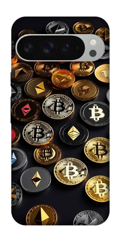 Чехол на Google Pixel 9 Pro XL Many coins фото 1 из 1