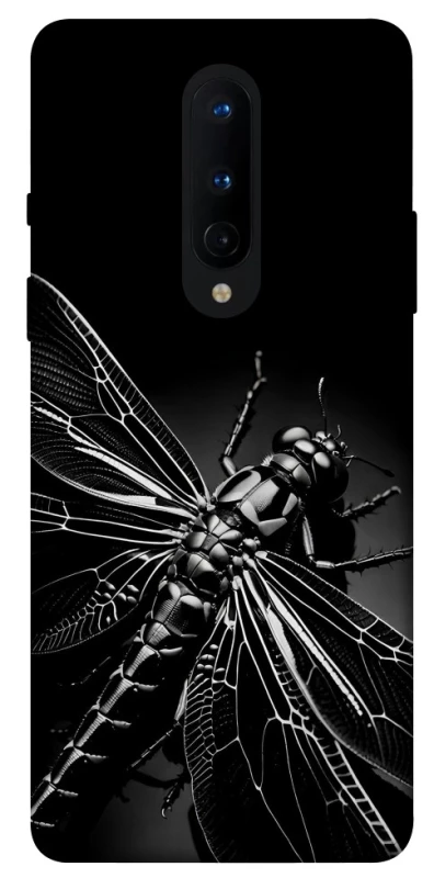 Чехол на OnePlus 8 Black dragonfly фото 1 из 1