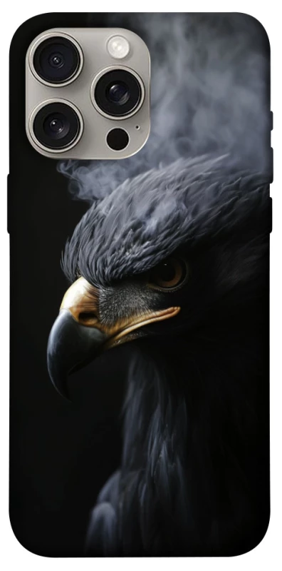 Чехол на Apple iPhone 15 Pro Max (6.7") black eagle фото 1 из 1