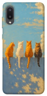 Чехол на Samsung Galaxy A02 cats on wall фото 1 из 1