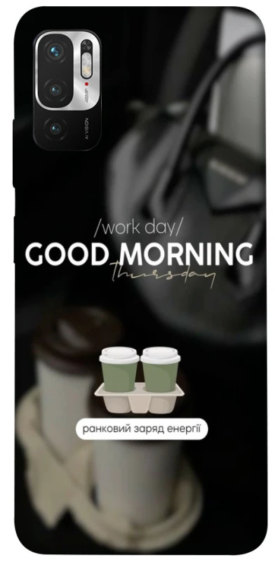 Чехол на Xiaomi Redmi Note 10 5G Thursday coffee фото 1 из 1