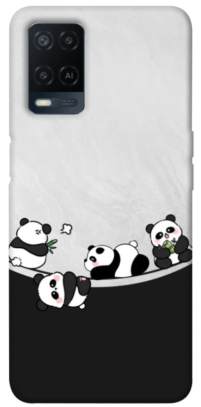 Чохол на Oppo A54 4G Four pandas фото 1 з 1